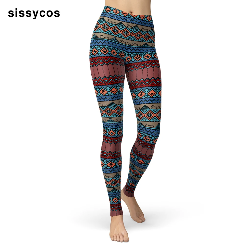 Sissycos Wanita Aztec Print Legging 