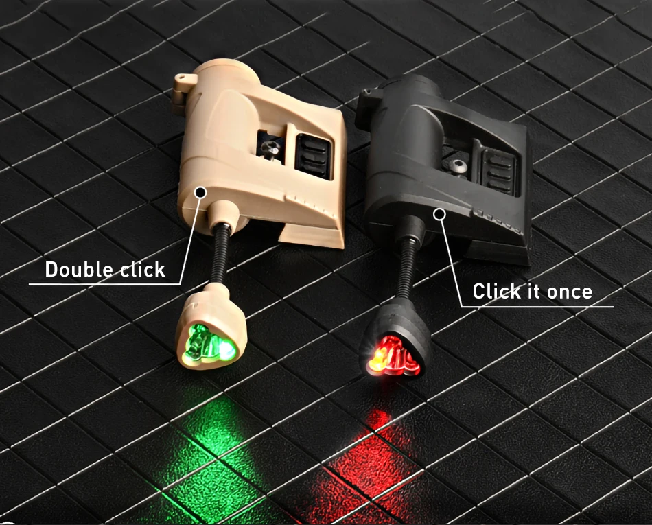 Luz de Sinal Wadsn Carga Mpls Capacete Lanterna Vermelho Verde Branco ir 4 Modo Tático Caça Arma Luz Wd05008 Tec Pro 11 Wadsn tec carga pro mpls capacete lanterna