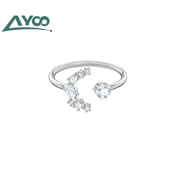 

AYOO High-quality SWA original version 1: 1, romantic starry sky, elegant fashion, open ring ring, female luxury jewelry gift