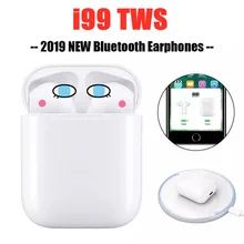 Auriculares i99 tws bluetooth kulak kulaklık kablosuz spor kulaklıklar destek kablosuz şarj pop up pk i7s i10 i12 i30 i60 tws(China)