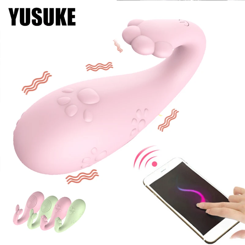 Вибратор с беспроводным управлением через приложение Bluetooth Стимулятор клитора