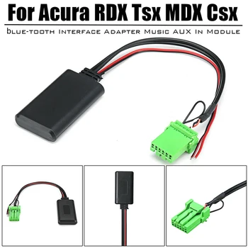 

Hot Car Audio Music High Speed AUX In Module Adapter Professional Bluetooth 5.0 6 Pin Stereo With Cable Data Transmission For Ac