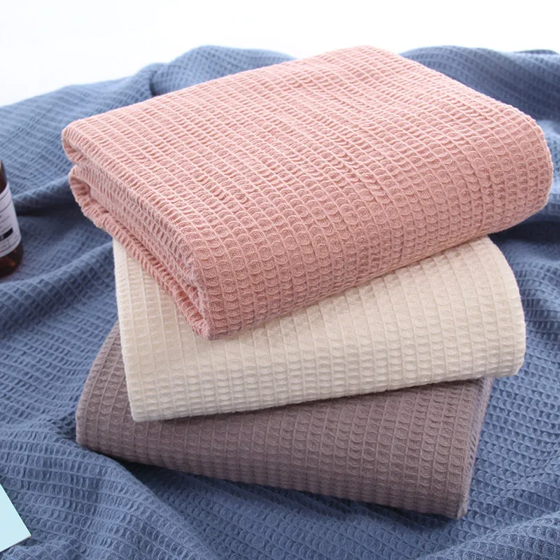 Новинка Япония и Южная Корея вафельное Хлопковое одеяло шаль одеяла полотенца одеяло koc 100*150 см 150*200 см