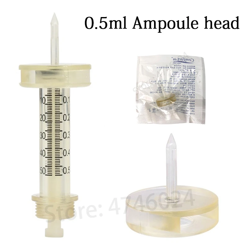 Одноразовые ампулы головки адаптеры для распылителя гиалуроновой ручки стерильные 0,3 мл/0,5 мл ампулы иголки с головкой для губ заливки инъекций