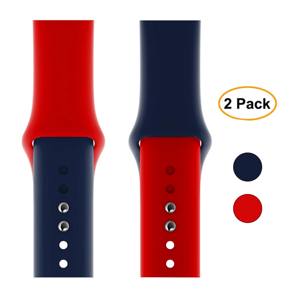 Package 11 Спортивный силиконовый ремешок для apple Watch 38 мм 42 мм 44 мм 40 мм pulseira apple iwatch аксессуары для браслетов серии 5 4 3 2 1 - Цвет ремешка: Package 11