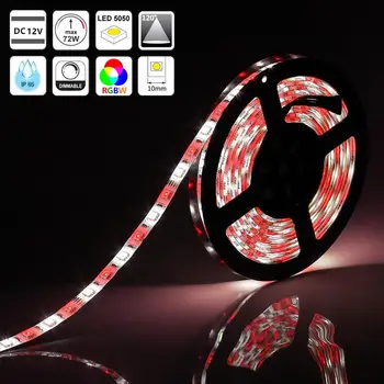 

5050 led RGBW rgbww Strip Strip Strip light string lights with 40key remote controller power supply 1m 2m 3m 4M 5M's M