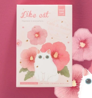 

52mm*80mm like cat paper greeting card lomo card(1pack=28pieces)
