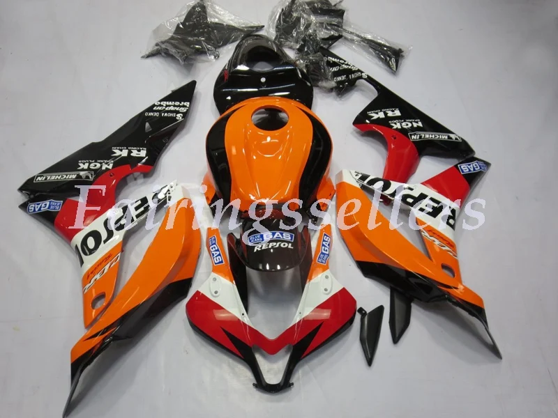 Набор впрыскивателей Мотоцикл Обтекатели Наборы подходит для Honda CBR600RR F5 07 08 2007 2008 обтекатель комплект Castrol белый