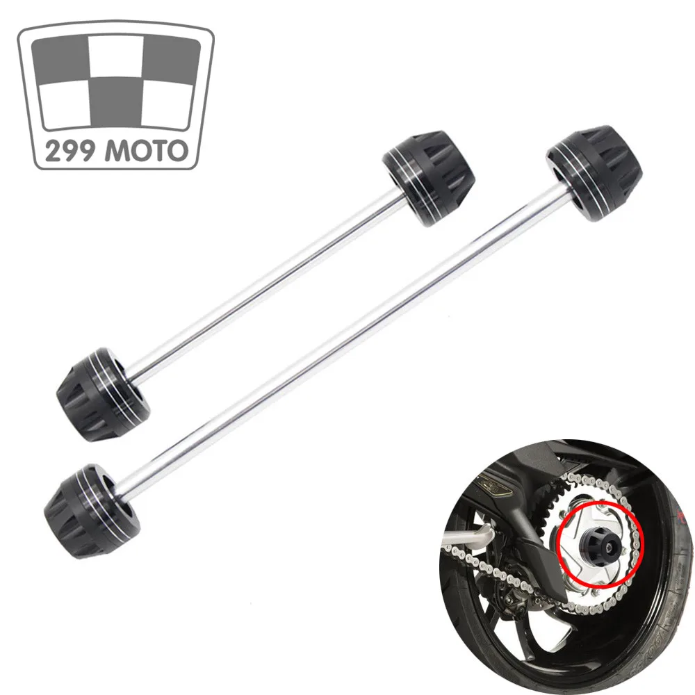 

ForHONDA VTR 1000 RC51 2000 2005 Motorcycle Rear Axle Front Fork Accident Sliders Protector Falling Protection