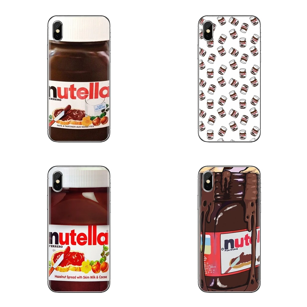 For Xiaomi Mi3 Samsung A10 A30 A40 A50 A60 A70 Galaxy S2 Note 2 Grand Core Prime TPU Case Covers Chocolate Tumblr Nutella Bottle |