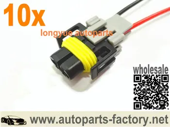 

longyue 10pcs/lot Camaro Firebird TPI TBI 700R4 T5 Vehicle Speed Sensor VSS Connector Wiring Harness Plug
