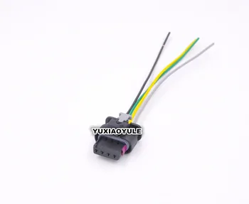 

2/4/10pcs/lot Tyco 4 Pin/Way Fuel Injector Intake Pressure Sensor Plug Connector With Pigtail For AUDI A4 A6L Golf Magotan