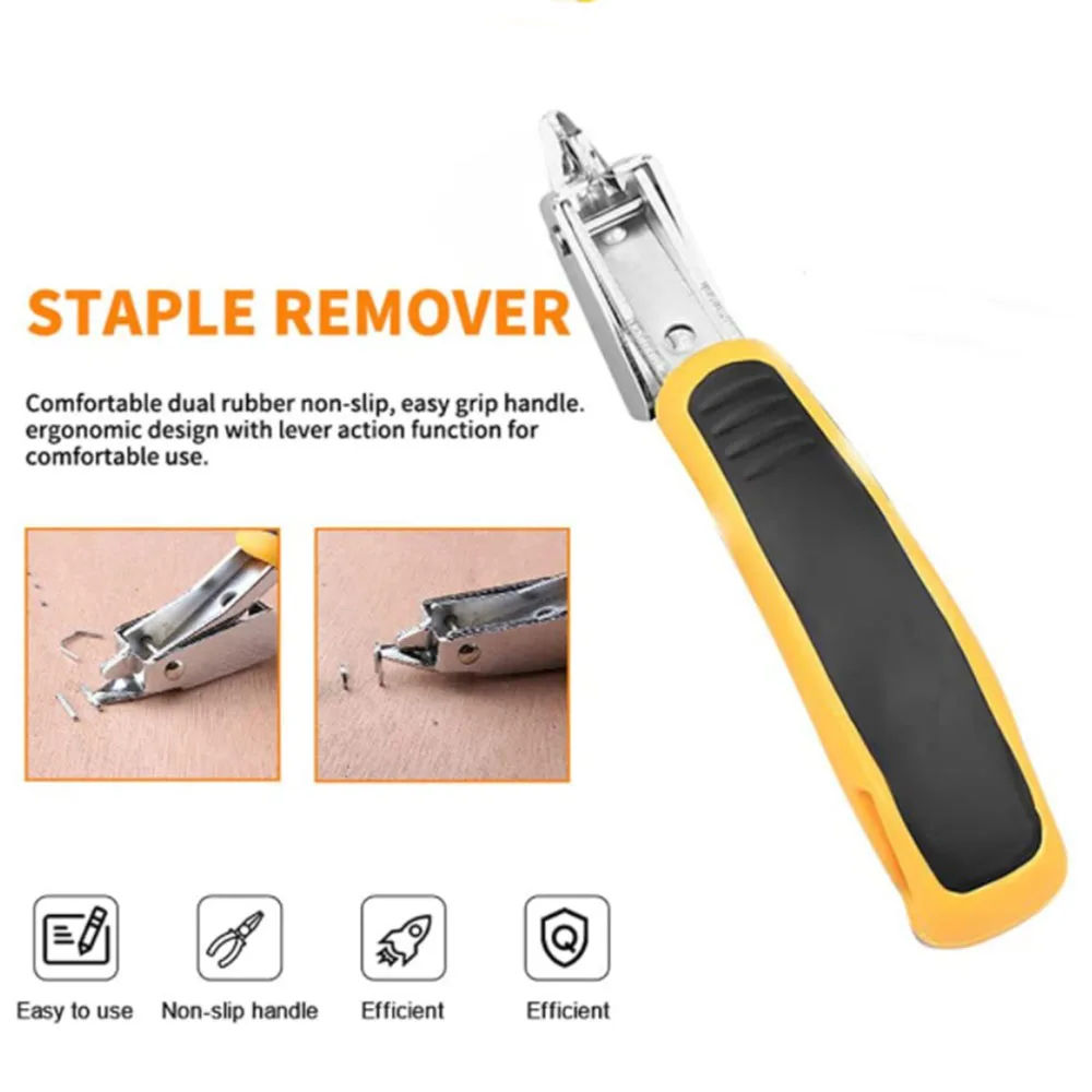 Metal Handheld Staple Remover Convenient Stapler Binding Puller Tool Nail Pull Out Extractor School Office Stationery Wholesale portable mini office binding supplies stapler removal machine stationery tools nail out extractor puller staple remover