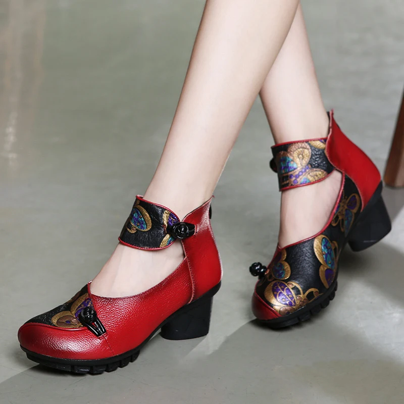 Talon femme/резиновые насосы из натуральной кожи на платформе и каблуке женская обувь
