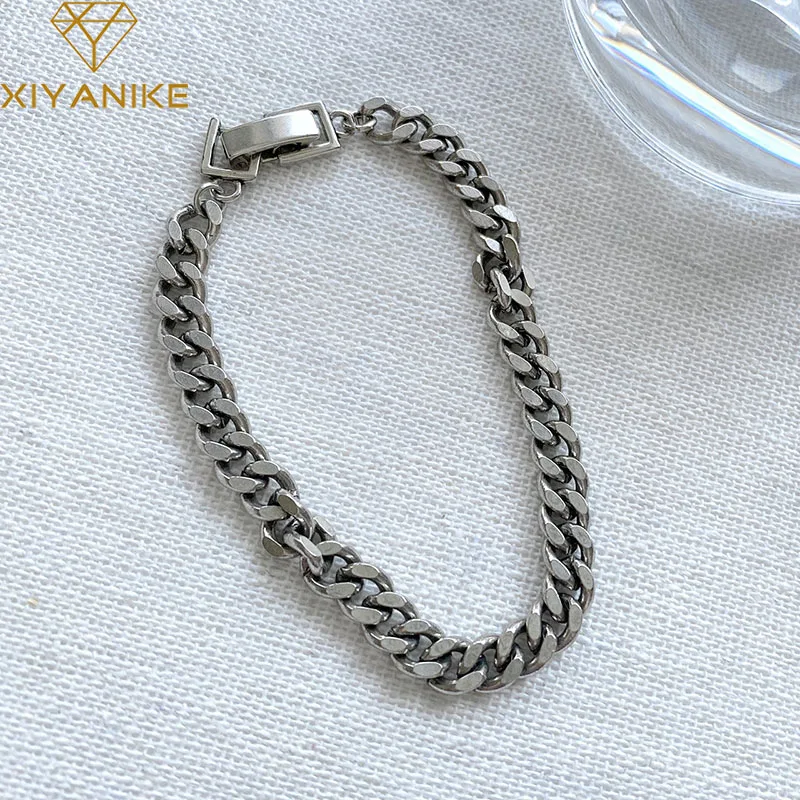 XIYANIKE 925 пробы серебро Новое поступление Танк браслет цепочка тайское ювелирные