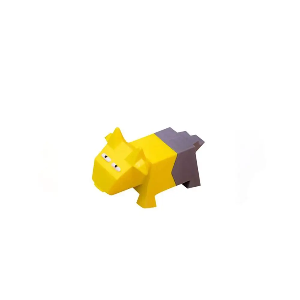 Yellow 1 шт. игрушки для собак забавные интерактивные жевательные игрушки для чистки зубов собаки устойчивые к укусам молярные принадлежности для обучения - Цвет: Yellow