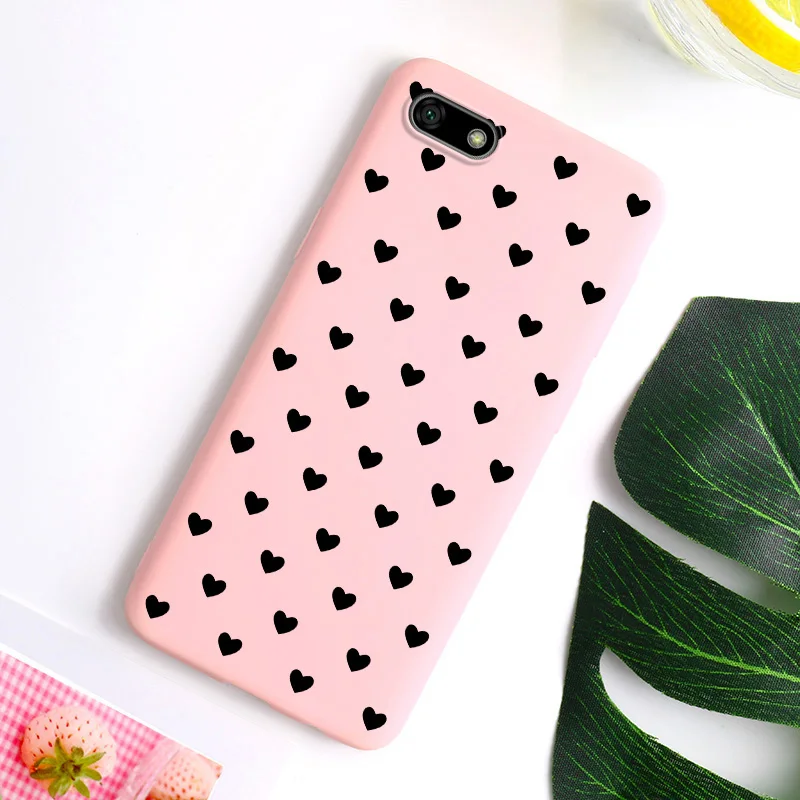 

Case for Huawei Honor 7A Case 5.45 inch 3D DIY Painted Soft Candy Color Case For Huawei Honor 7A 7 A DUA-L22 RU Cover Bumper