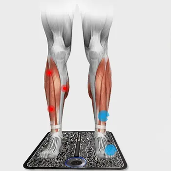 

Electric EMS Foot Massager Pad Feet Muscle Stimulator Foot Massage Mat Improve Blood Circulation Relieve Ache Pain Health Care