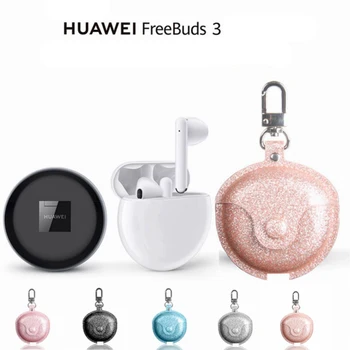 

For Huawei FreeBuds 3 Case Wireless Bluetooth Drop Resistance PU Leather Earphone Protective Cover Accessories For Huawei