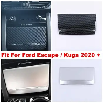

Central Control Smoking Cigarette Lighter Panel Decoration Cover Trim Fit For Ford Escape / Kuga 2020 ABS Matte / Carbon Fiber
