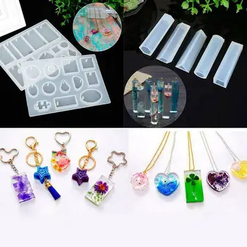 

83pcs New Silicone Casting DIY Molds Jewelry Molds Resin For Pendant Jewelry Craft Making Tools Handmade Set Pendant Resin Mould