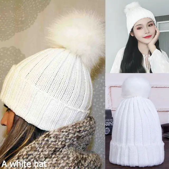 ball cap with hair attached