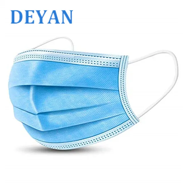 US $10.32  50 Pcs Blue Disposable Masks 3-Ply Filter Antivirus Antidust Respirators ffp3 2 1 Protective Masks