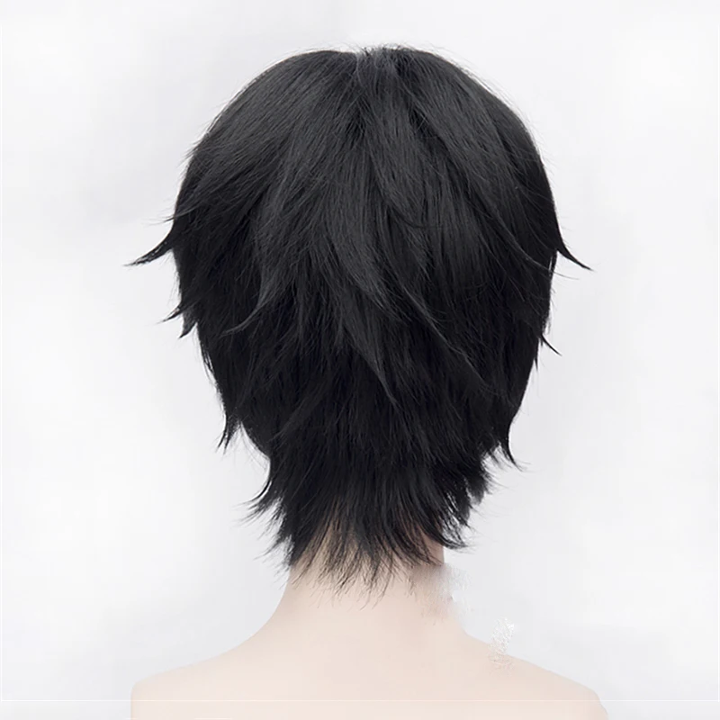Sword Art Online Kirigaya Kazuto SAO Kirito Black Short Cosplay Wig Halloween