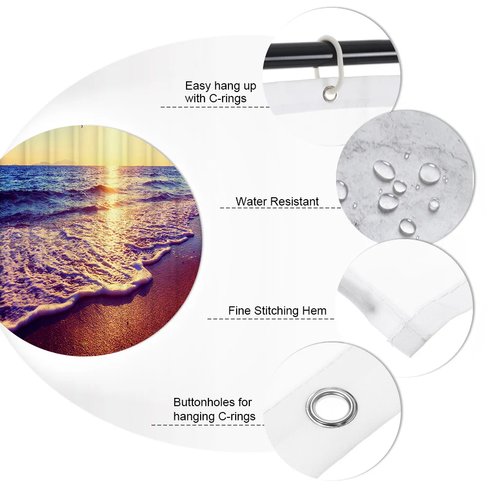 Занавеска для душа занавеска ванной комнаты припасы: затемняющие занавески с