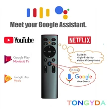 A6 Voice Air Mouse Remote Control 2.4GHz Wireless Remote Control for Google Android TV Box Google Netflix Youtube PK Q5 X96 MINI