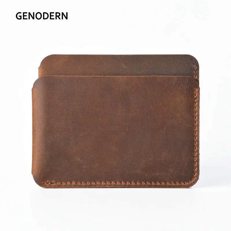 GENODERN Premium Leather Card Holder and Mini Wallet