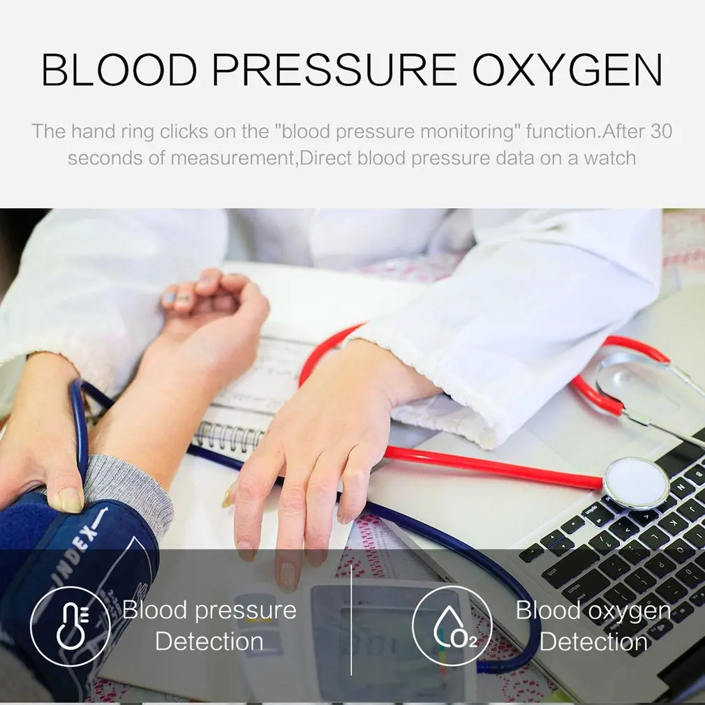  2018 OUKITEL W1 Smart Watch Waterproof IP67 Heart Rate Monitoring Blood Pressure Oxygen Bluetooth A