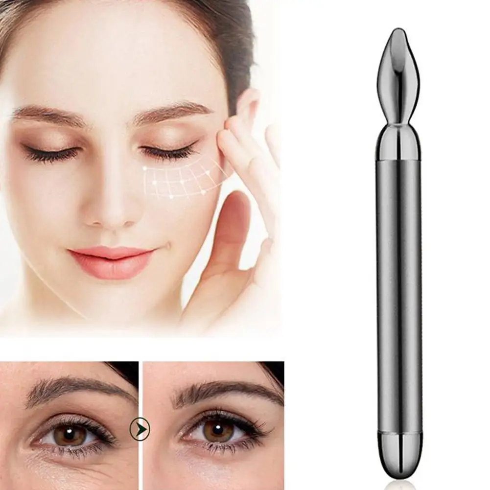 

Eye Massage Stick Electric Vibration Black Gold Energy Firming Beauty Wrinkles Bar Circles Skin Lifting Massage Eye Pen