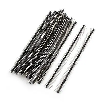 

2.54mm One Row 60Pin Through Hole Male Pin Header Connector 12mm 30Pcs