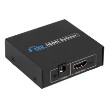 Répartiteur en Y HDMI 2K, 1 en 2 voies, sortie miroir, affichage Audio vidéo HD V 1.4, prise ue