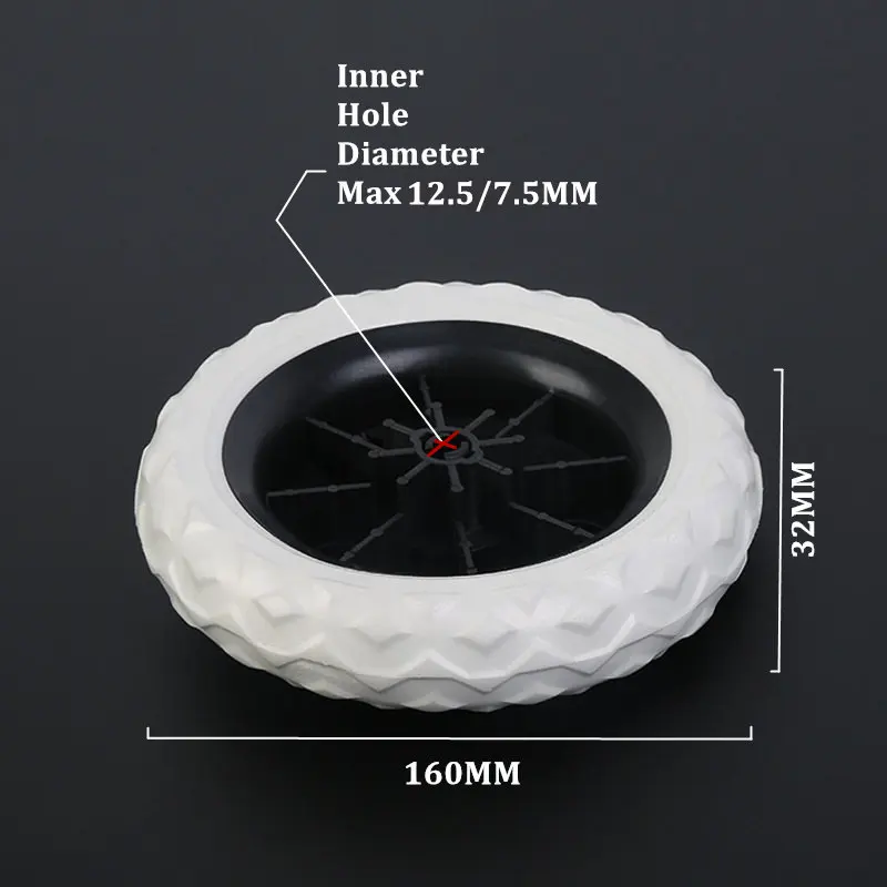Shopping Cart Wheels 1 Pair for Shopping Cart and Trolley Dolly