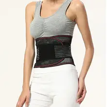 Back Support Brace Neoprene Support Lumbar Lower Brace Waist Belt for Back Slipped Disc Pain Relief Plus Size