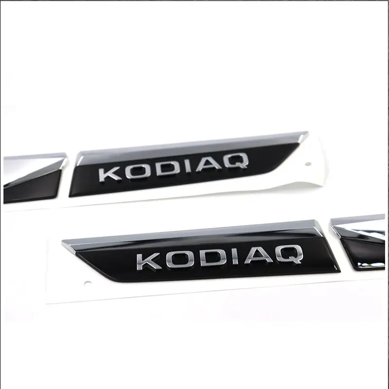 Для skoda kodiaq karoq боковое крыло автомобиля дверь эмблема значок наклейка отделка