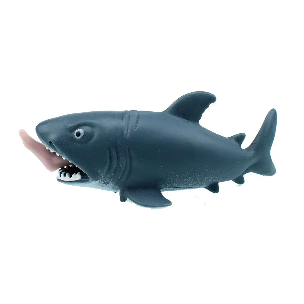Squeeze eating shark LOOZYKIT юмористический светильник сердечный сжимающий едят акул сжимающий бананы медленно поднимающийся антистресс забавная Новинка интересные игрушки подарок - Цвет: Squeeze eating shark