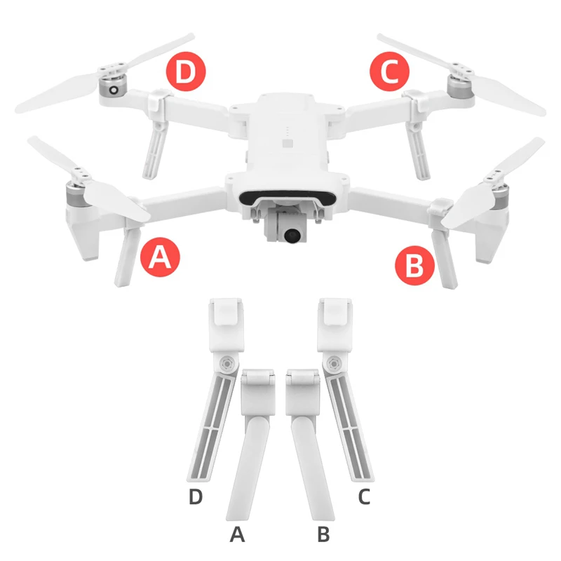 4 шт. повышающая подставка для квадрокоптера Xiaomi Fimi X8 Se Rc