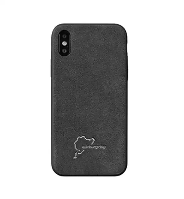 Итальянский чехол из ткани для samsung Galaxy S8, S9, S10 Plus, Note 8, 9, Note 10 Plus, Чехлы, Роскошные, для автомобиля, замша, как кожа - Цвет: Logo NewnorthCircuit