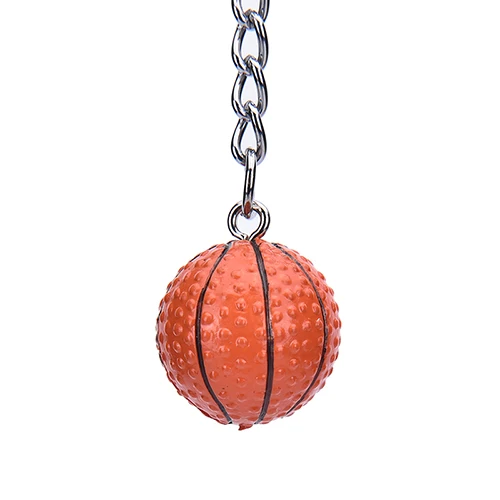 Модный металлический брелок спорт автомобиль брелок для ключей Футбол Баскетбол Гольф мяч кулон брелок для оптовой продажи