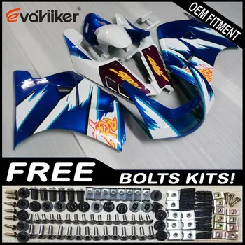 

Custom fairing for RGV250 VJ22 1991-1996 ABS plastic motor Fairing kit blue white+gifts
