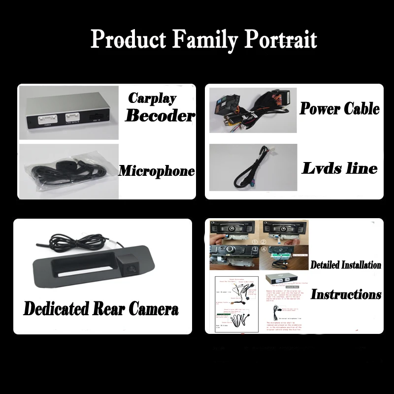 For Mercedes Benz Carplay box Rear Camera Android carlife Interface Original Display Improve Class
