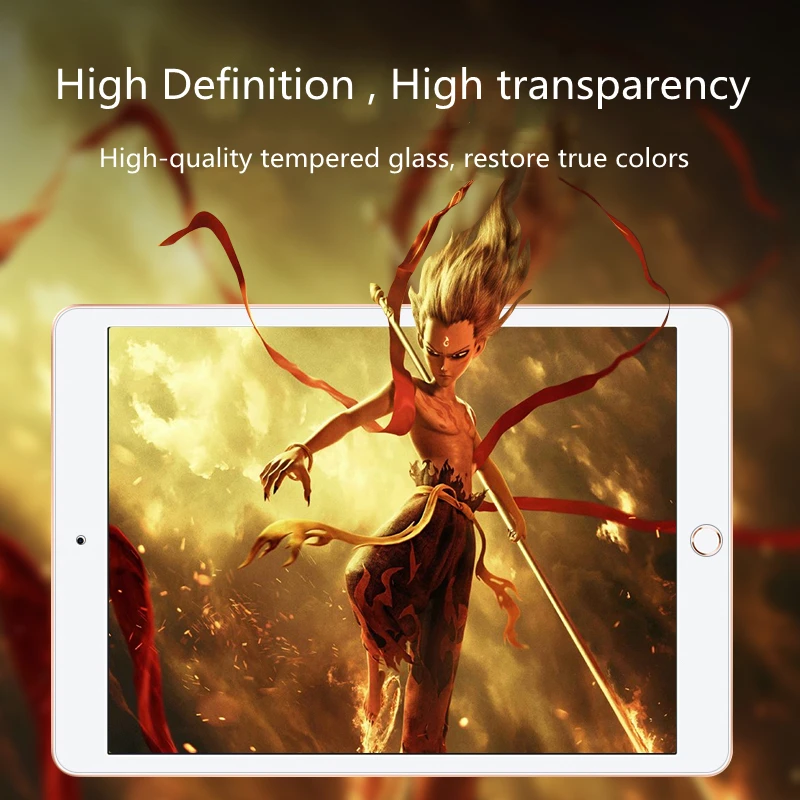 Tempered Glass Protective Film For iPad Pro 11 9th 8th Gen Air 4 5 6 7 8 9.7 10.2 10.5 10.9 Mini 5 6 Screen Protector