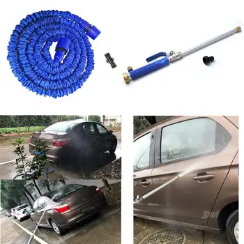 

Car High Pressure Washer Water Gun Power Washer Spray Nozzle Water Hose With Long Bent Pole Cleaning Tools Garden Car Washer Gun