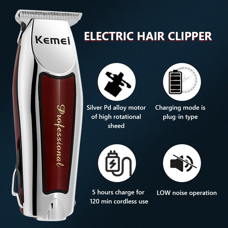 Hair Clipper Hair Trimmer Cord Cordless Hair Trimmer Professional For Men Electric Hair Clipper Beard Cutting Machine Edge Outlines Detail