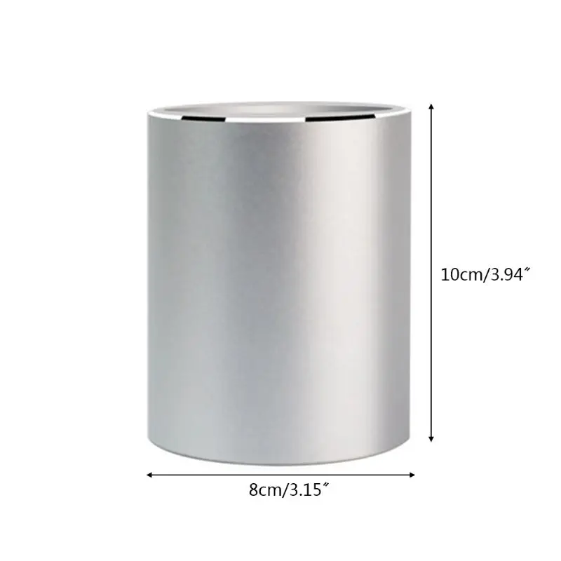 

Aluminum Alloy Desk Pen Pencil Storage Organizer Cup Holder Container Stationery AXYF
