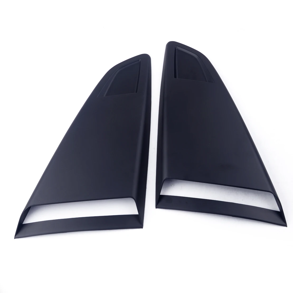 1Pair Car Window Quarter Rear Louver Side Vent Scoop Cover car side window louver Fit For Ford Mustang 2015