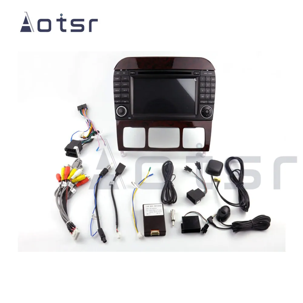 Excellent Android 9.0 Car DVD Player GPS For Mercedes-Benz CL-Class W215 S-Class W220 Auto Stereo Radio Car Multimedia Player 4G Head Unit 5